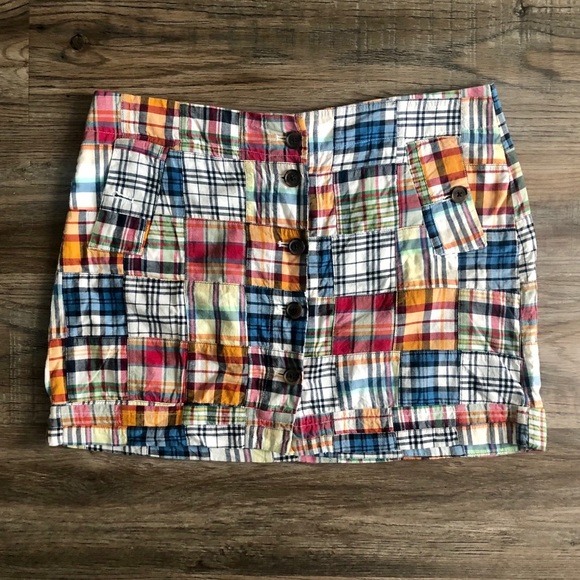 J. Crew Dresses & Skirts - J. Crew Madras Mini Skirt